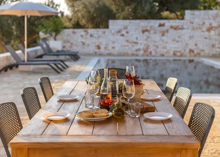 Сasa de vacaciones Magical Trulli Complex With Private Pool *